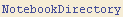 NotebookDirectory